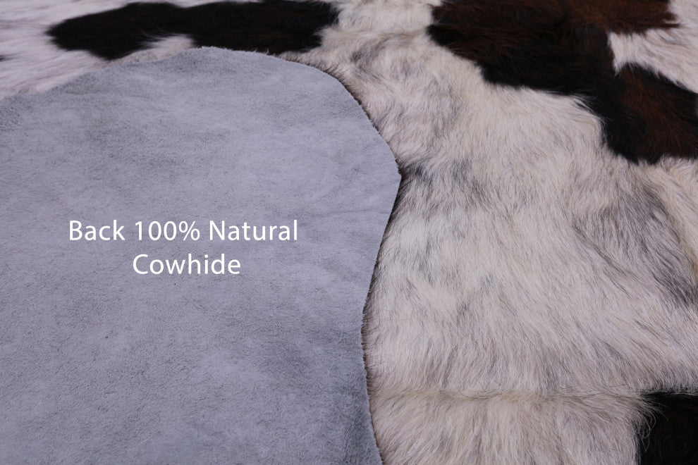 Natural Cowhide Rug 6' 0" X 5' 7" C1972