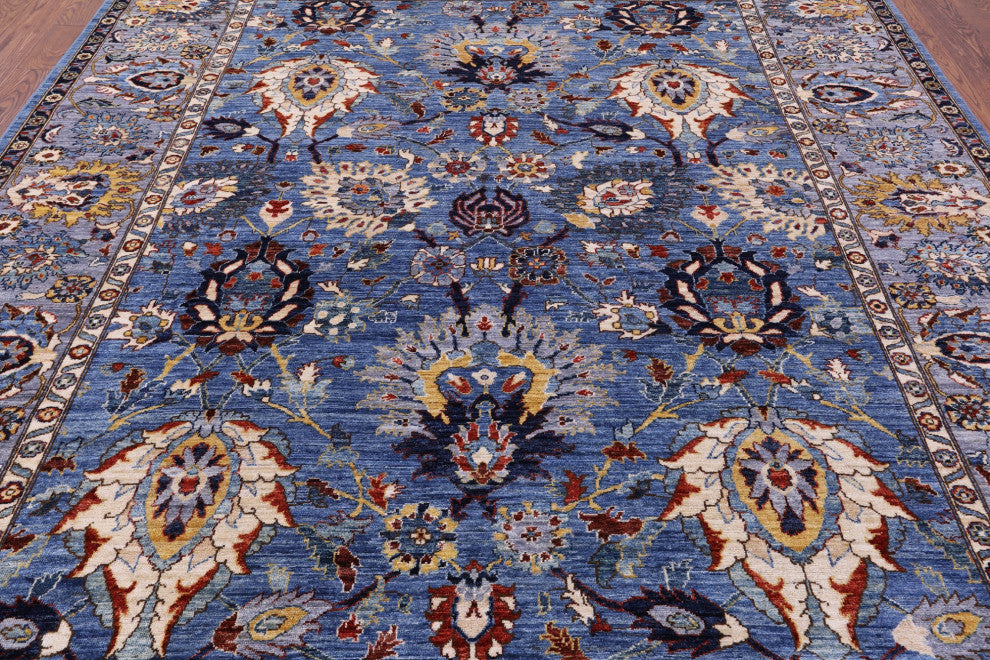 8' 3" X 10' 0" Persian Fine Serapi Hand-Knotted Rug - Q12878