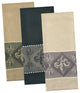 DII Assorted Fleur De Lis Jacquard Dishtowels, Set of 3