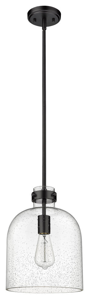 Zlite 817-9MB 1-Light Pendant, Clear Seedy