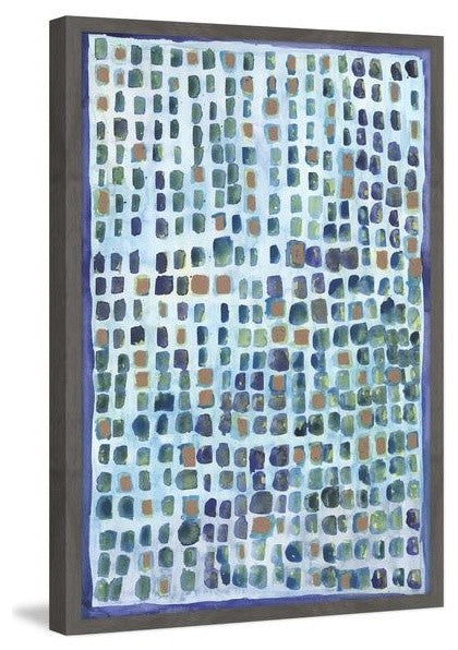 "Life's a Mosaic II" Framed Painting Print, 12"x18"
