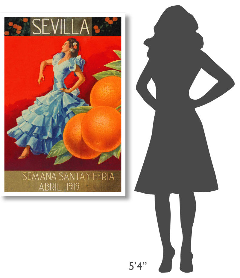 "Sevilla - Fair Week" Digital Paper Print by Retrolabel, 31"x46"
