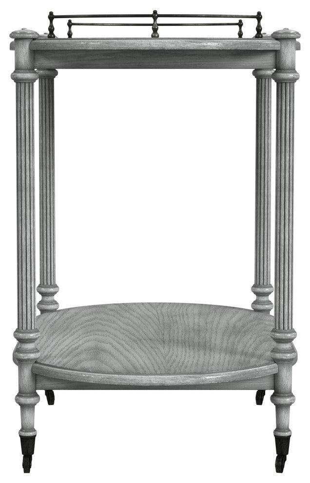 Butler Specialty Company, Kathleen 2 Tier Bar Cart, Gray