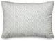 Blue Quatre on White 20x14 Spun Poly Pillow
