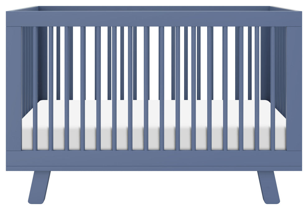 Hudson 3-in-1 Convertible Crib With Toddler Bed Conversion Kit, Cove Blue
