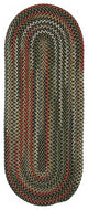 Colonial Mills Rug Wayland Runner Green Runner, Oval