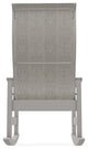 Leeward Sling Outdoor Supreme Rocker, Smoke/Warm Gray