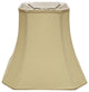 14" Pale Brown Slanted Square Bell Linen Lampshade