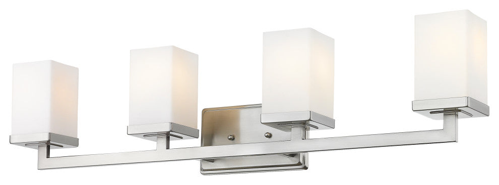 Z-Lite 4 Light Vanity , Brushed Nickel, 1900-4V