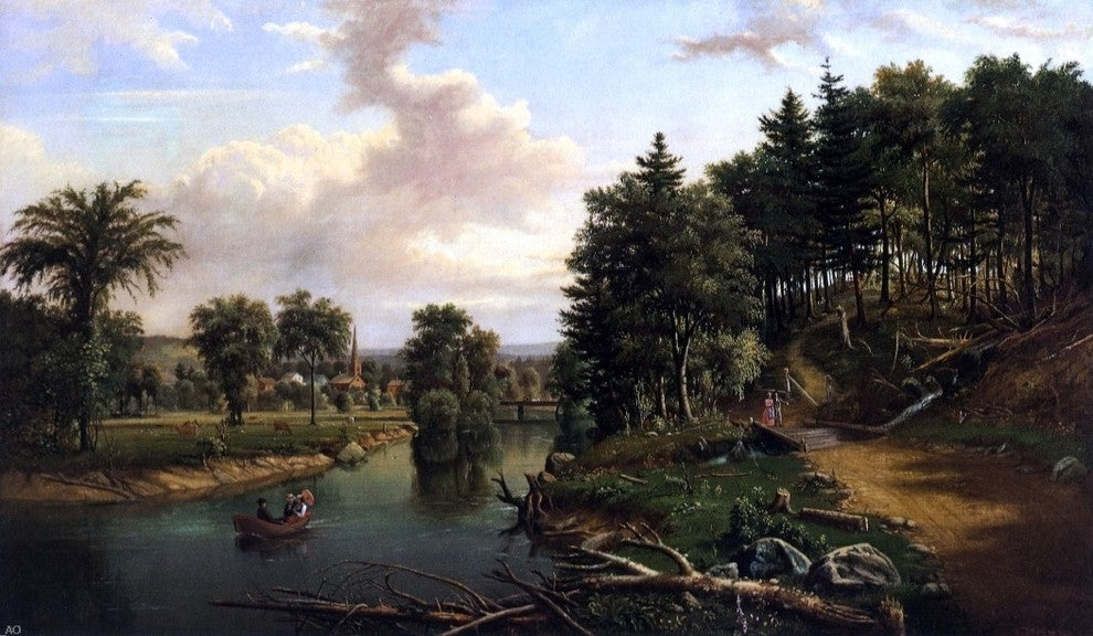 Levi Wells Prentice South of Sherburne on the Chenango Wall Decal