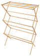 Bamboo Clothes Drying Rack- Collapsible and Compact By Lavish Home