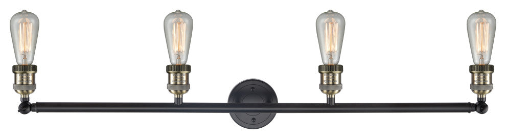 INNOVATIONS LIGHTING 215-BAB-LED Bare Bulb 4 Light Bath Vanity Light