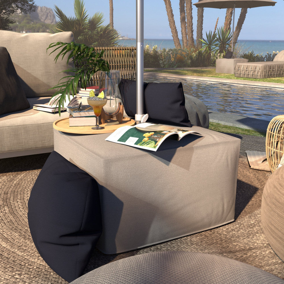 California Umbrella  Haven Shade Cushion in Sunbrella, Granite