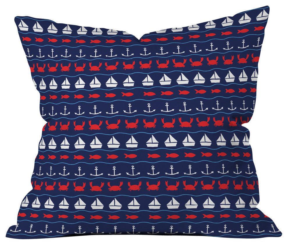 Robert Farkas Summer Pattern Outdoor Throw Pillow