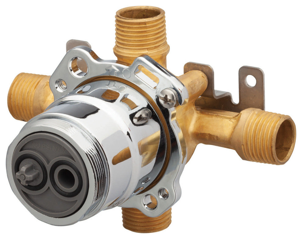 Treysta Tub & Shower Valve- Horizontal Inputs WITHOUT Stops- IPS/Sweat