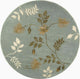 Safavieh Soho soh313a Floral Rug, Light Blue, 6'0"x6'0" Round