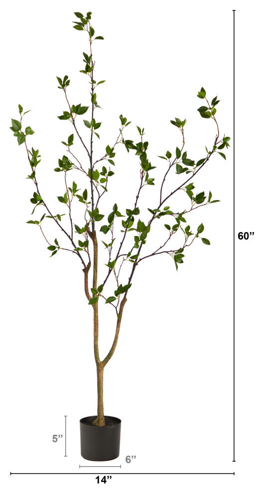 5' Minimalist Citrus Artificial Tree