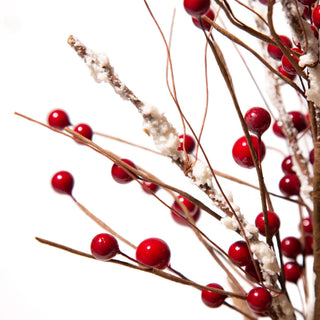 16"H Christmas Red Berry Table Tree Decor