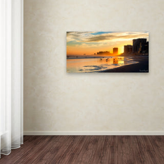 'Atlantic City Sunset' Canvas Art by David Ayash