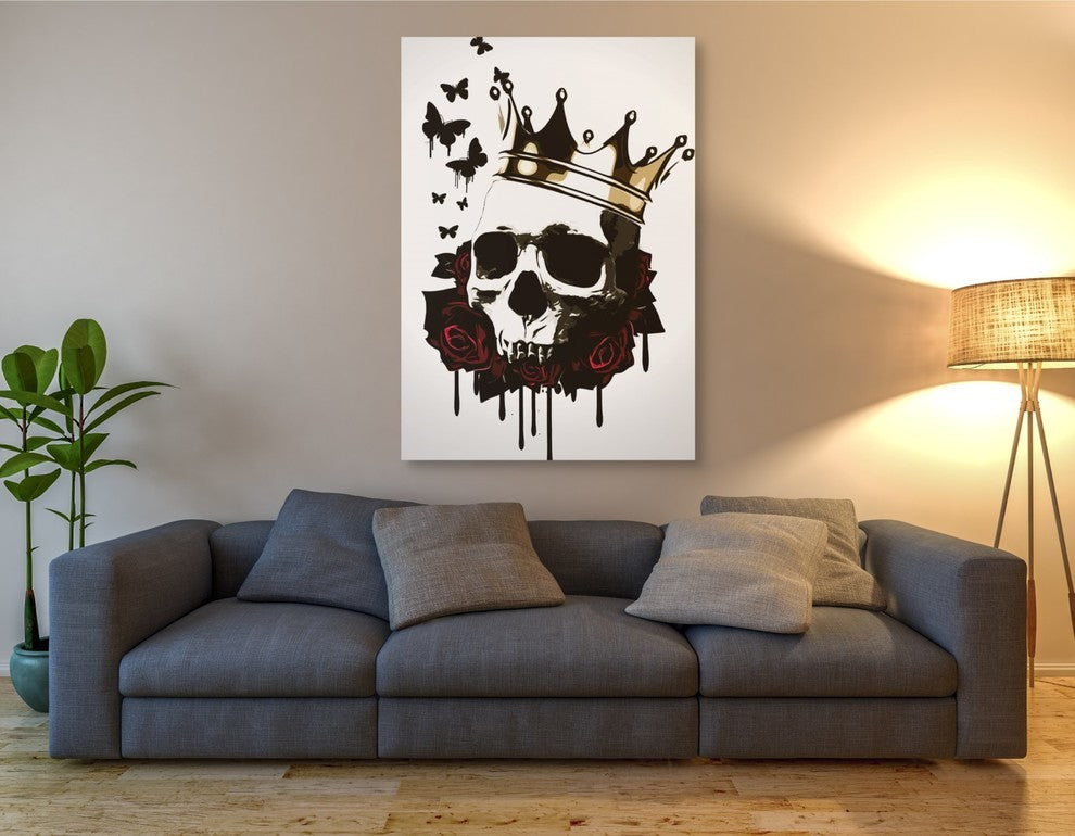 Cortesi Home "El Rey De La Muerte" by Nicklas Gustafsson, Giclee Canvas, 40"x60"