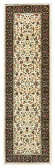 Oriental Weavers Kashan Ivory/ Black Oriental Indoor Area Rug 2'3"X7'6"