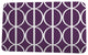 Palm Beach Ovals Go 'Round Geometric Print Bath Mat, Purple, 21"x34"