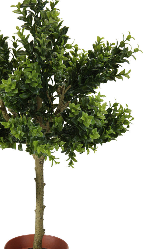 Potted Two-Tone Artificial Sweet Grass Tree, 26"