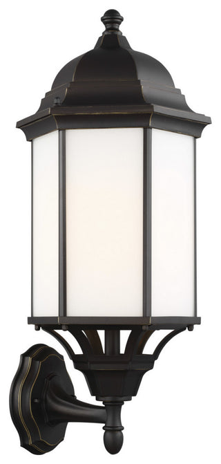 Sevier 1-Light Outdoor Wall Lantern, Antique Bronze