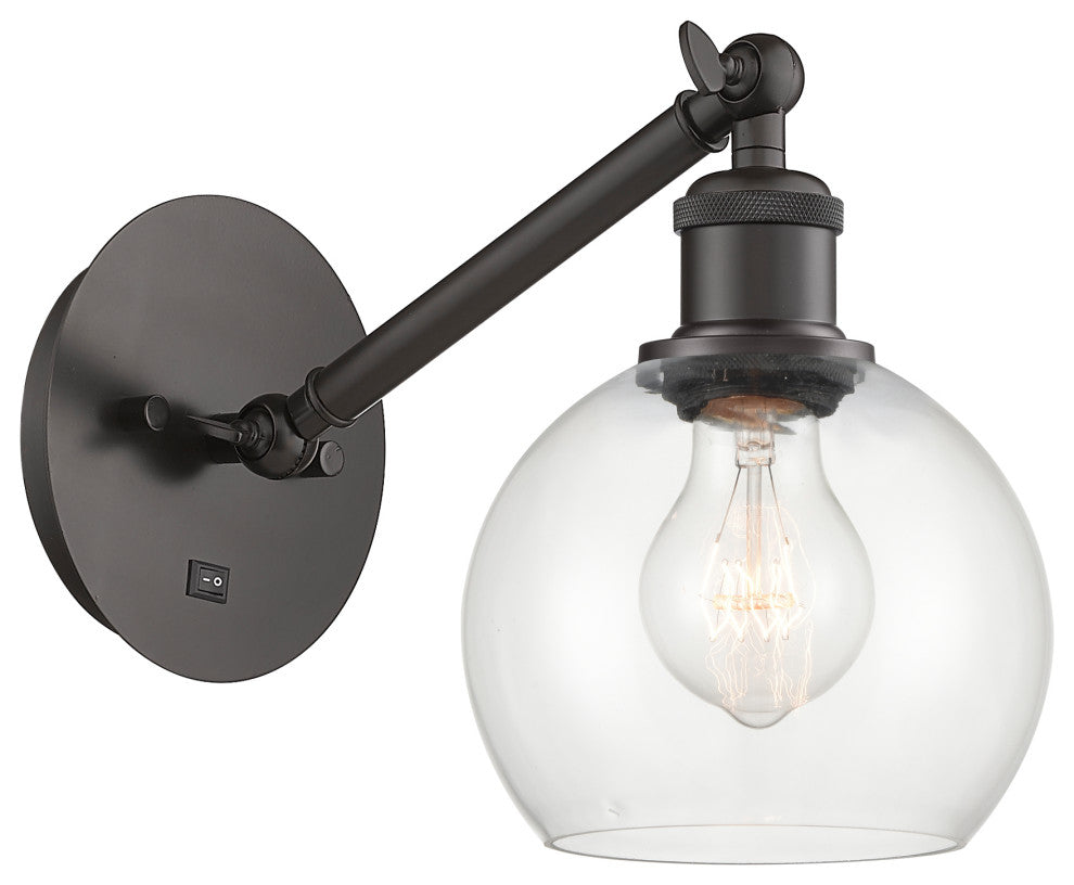 Innovations 317-1W-OB-G122-6-LED 1-Light Sconce, Oil Rubbed Bronze