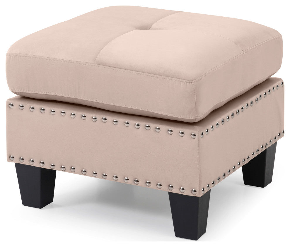 Nailer Ottoman, Beige