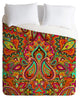 Deny Designs Aimee St Hill Paisley Orange Duvet Cover - Lightweight