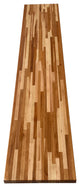 Sturdy 18" Deep Butcher Block Countertop, Hickory, 18" X 96"
