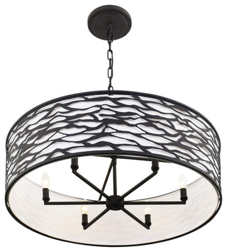 Kato 6-Lt Convertible Semi-Flush/Pendant - Carbon
