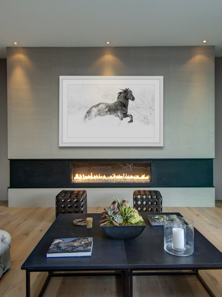 Marmont Hill, "Horse Excitement" Framed Painting Print