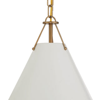 Xavier 1 Light Pendant, Vibrant Gold