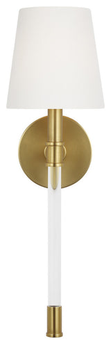 Hanover 1-Light Wall Sconce, Burnished Brass