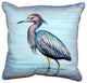 Dick's Little Blue Heron Small Indoor/Outdoor Pillow 12x12 - Set of Two