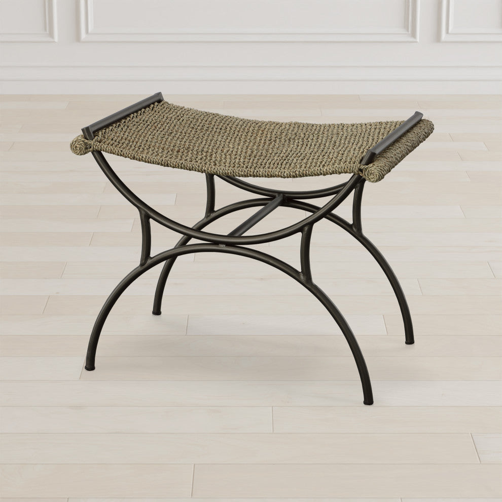 Uttermost Playa Seagrass Small bench