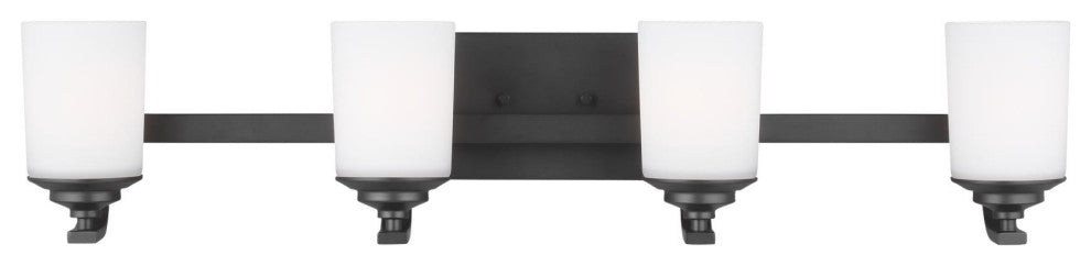 Kemal 4-Light Wall/Bath, Midnight Black