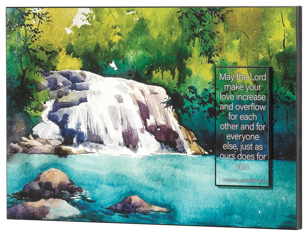 Stacked Wall Plaque, Love Increase, 16"x11"