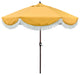 9'' Surfside Patio Umbrella With Fiberglass Ribs and Fringe, Buttercup