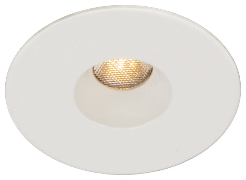WAC Lighting LEDme Miniature Round Recessed Light, 3500K Cool White, White