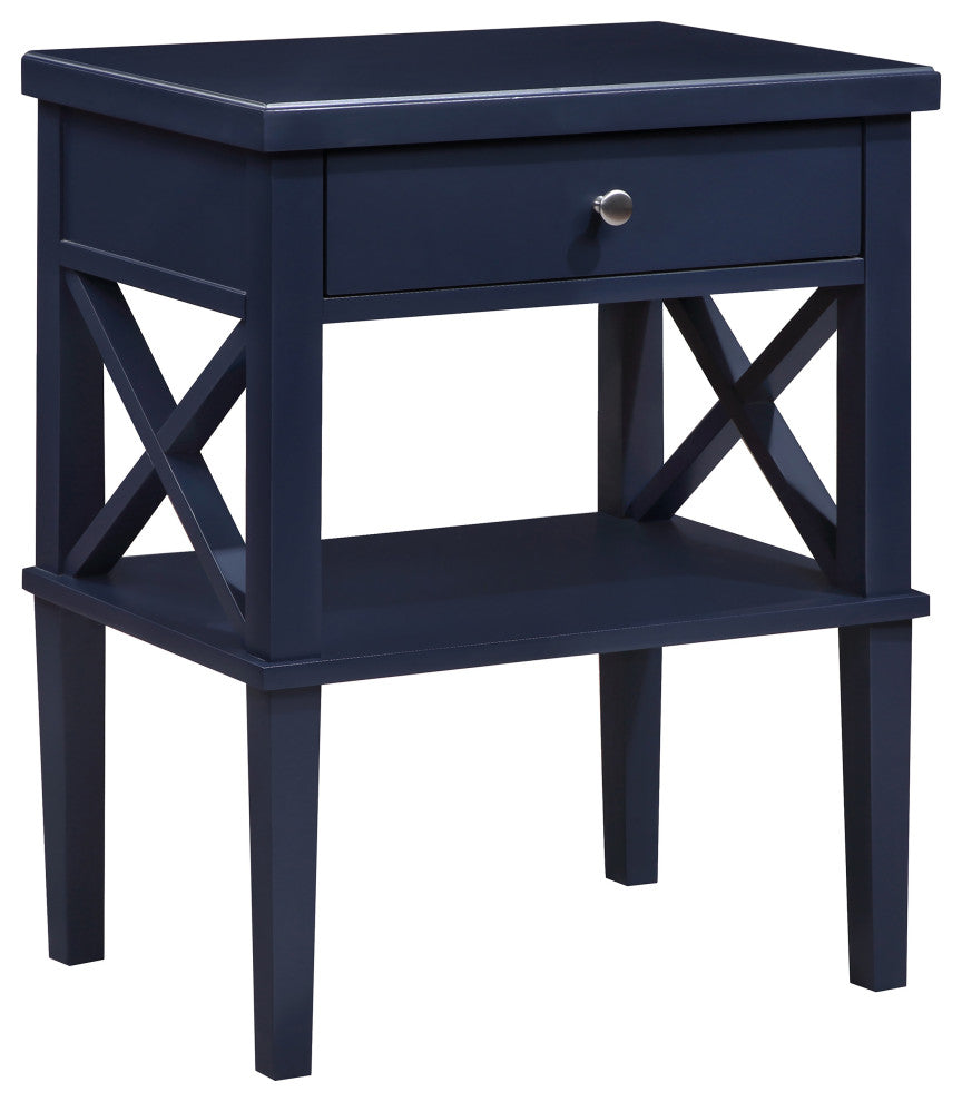 Marta Nightstand, Midnight Blue
