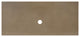 48" Native Stone Vanity Top in Earth- Vessel Cutout with No Faucet Hole