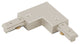 WAC Lighting L Track Le' L Connector in Brushed Nickel