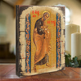 Icon Saint Peter Wall Art On Wood, 16 Inch