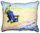 Parrot and Chair Large Indoor/Outdoor Pillow, 16"x20"