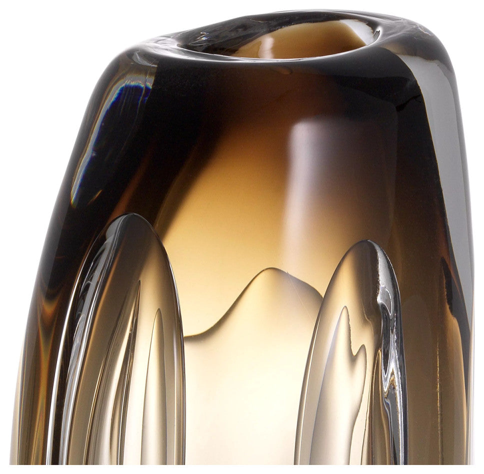 Brown Handblown Glass Vase | Eichholtz Sianni L