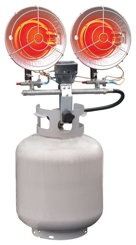 Remington 32,000 BTU Double Head Tank Top Heater