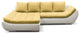 YUGO Sectional Sleeper Sofa, Left Corner